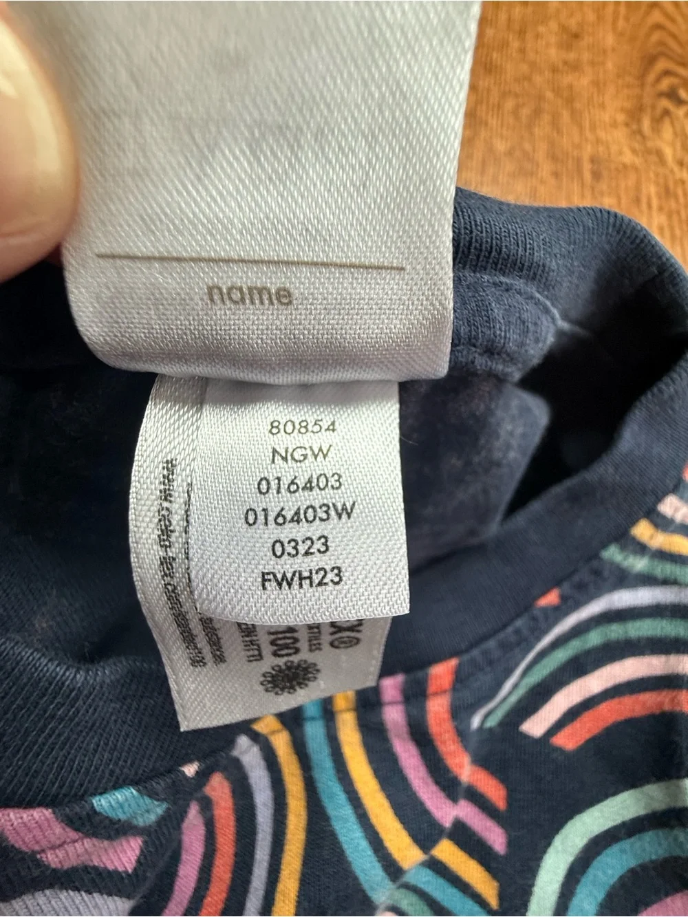 Hanna Andersson Rainbow Dress 3T